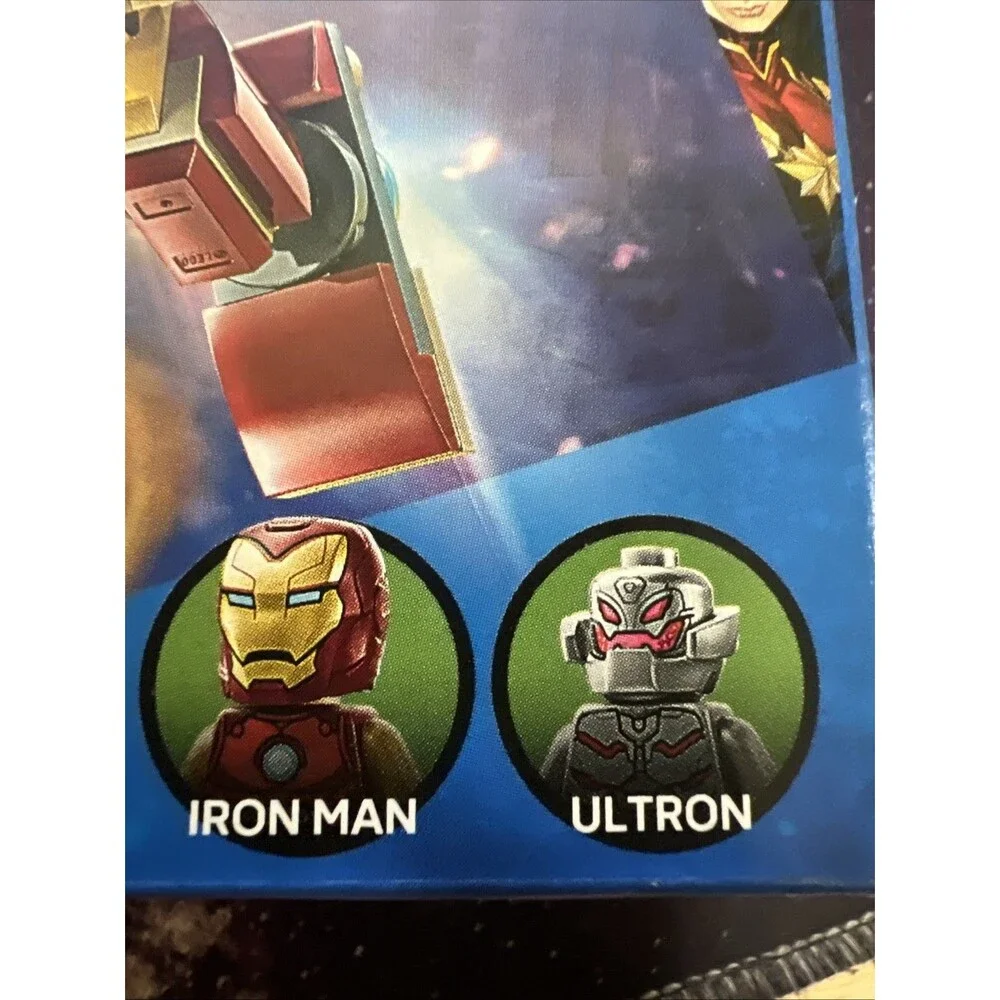 LEGO Marvel Iron Man Mech vs Ultron Superhero Building Toy 76307 gift avengers
